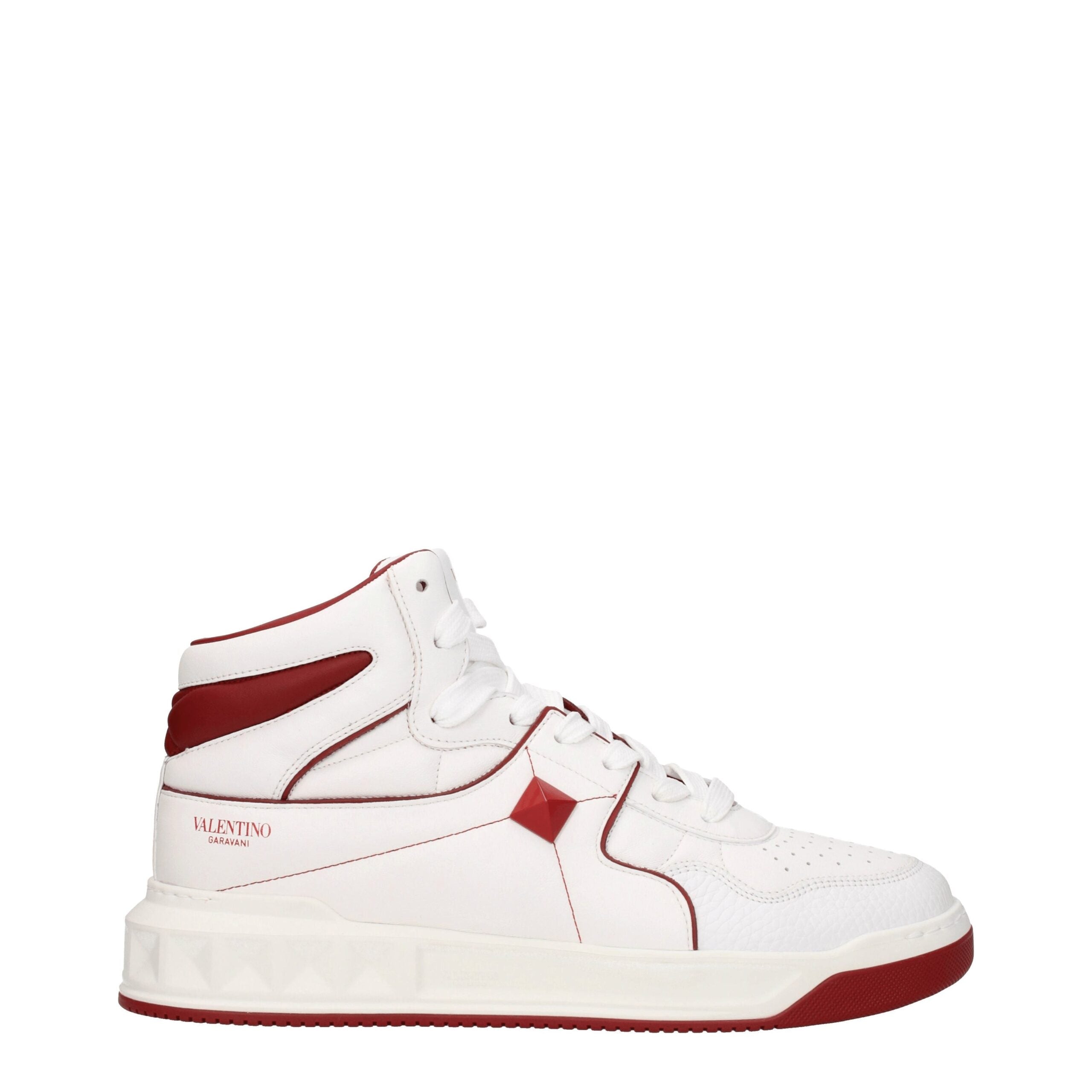 Valentino Garavani White Leather Sneakers